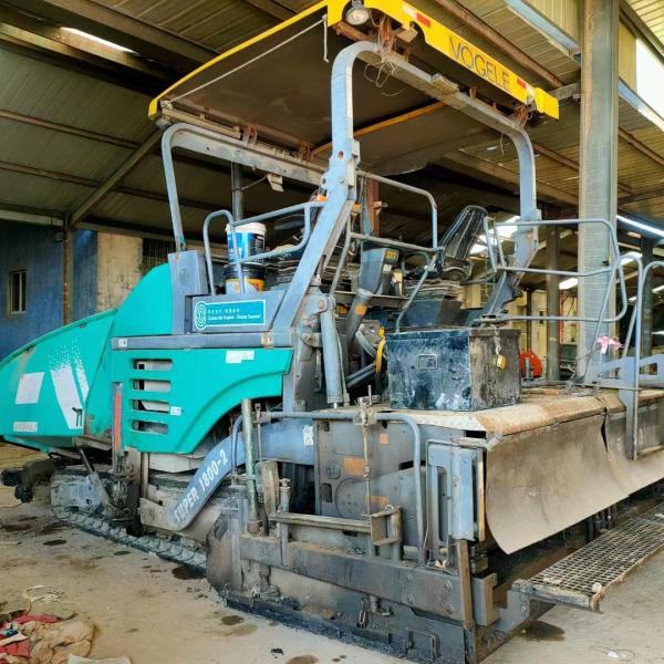 Precise Paving with Huade Hydraulic Pump Used Asphalt Paver Vogel 1800 13HP