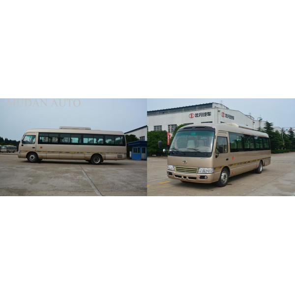 RHD Mudan Luxury Star Minibus One Decker City Sightseeing Bus With Manual Transmission