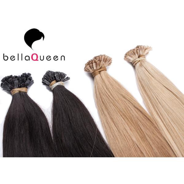 Conclusión gruesa plana de la extremidad de la extensión brasileña del cabello humano de la queratina/de la extremidad del clavo