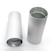 Custom CNC Machined Aluminum Knurled Cylinder Tube