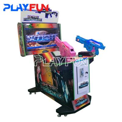 32 polegadas Ultra Fire Power 3 em 1 Pistola Atirar Os Zombies Alien Arcade Simulator Video Game Machine máquina de jogos de arcade