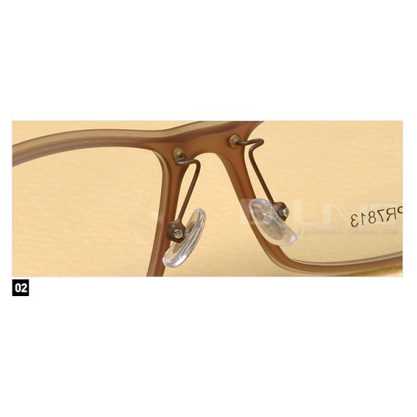 Plastic Style Flexible Rimless Eyeglass Frames , OEM Optical Glasses Frames