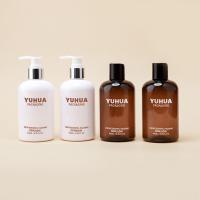 250 ml Shampoo de plástico redondo Garrafa para animais de estimação Loção de embalagem cosmética Garrafa com bomba