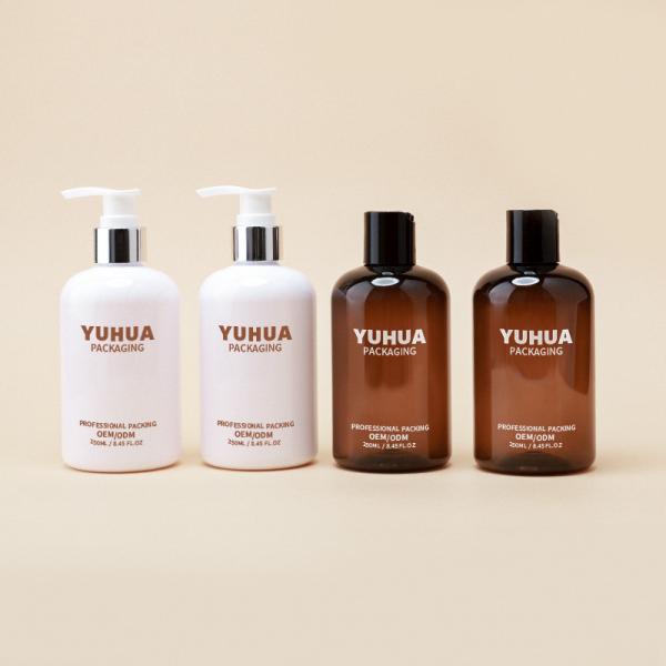 250ml Round Plastic Shampoo Bottle