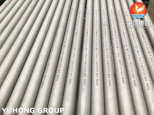 Tubulação sem emenda de aço inoxidável de ASTM A312 TP316L, aplicação da indústria laminada, petroquímica