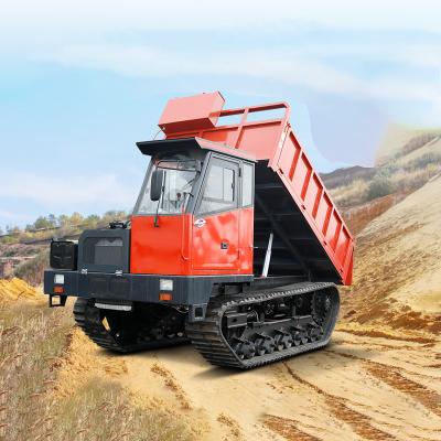 12 Ton Crawler Dumper Truck With Semi Tracked Design Weichai Jiaxin Engine And Guli 29 Model
