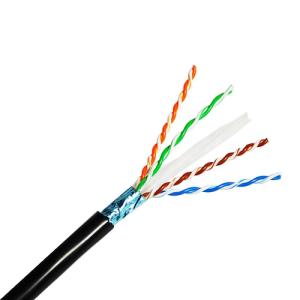 High Speed Data Category 6 Lan Cable Eco Friendly With Soild Copper Conductor