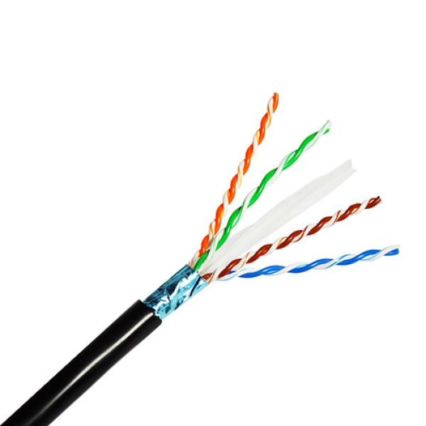 High Speed Data Category 6 Lan Cable Eco Friendly With Soild Copper Conductor