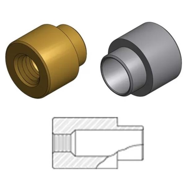 Round Hex Swage Standoffs Spacers 3/8
