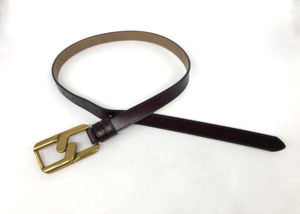 Jeans 23mm Women's Fashion Leather Belts Embossed Logo