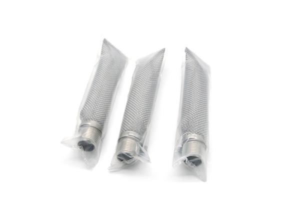 Food Grade 16 Inch Stainless Steel Filter Tube Woven Mesh 0.21mm