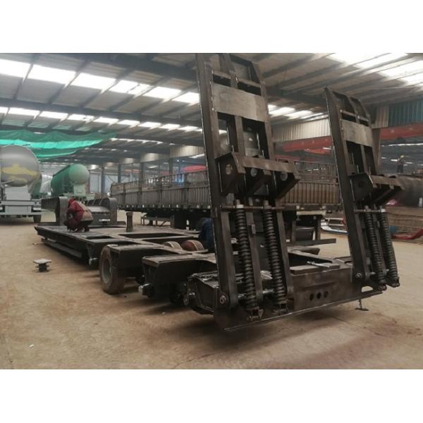Bulldozer Transport Hydraulic Gooseneck 100T Detach Lowboy Trailer