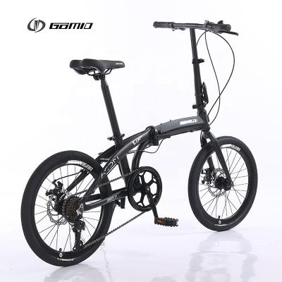 GOMID 20 inch 7speed SHIMANO kit gear cycle alloy folding city bike bisiklet custom foldable bicycle for daily bicicletas