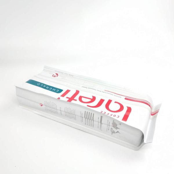 Matt Film Side Gusset Bag Resealable feito sob encomenda com a válvula da folha de alumínio para o café Bean Packaging Pouch