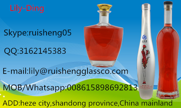 Screw Top Olive Oil Glass Bottle with Decal Surface Handing and OEM/ODM Welcome