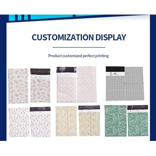 In Stock Poly Mailer Custom Image Full Color Custom Poly Packaging Bags Mailers Unique Plain Western Courier Plant Based Polybag