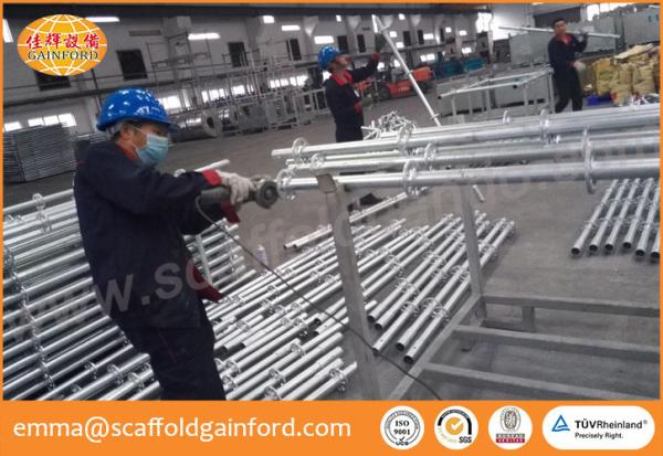Hot dip galvanized Q235 Q345 ring lock scaffolding standard ring lock vertical with 1500mm 2000mmL