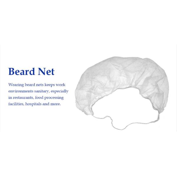 Envases de barbas desechables de PP no tejido 45x20cm 100pcs