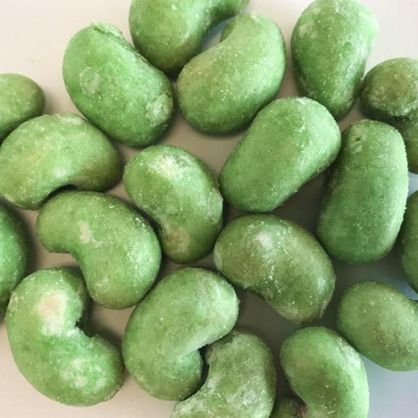 Good Taste Wasabi Coated Cashew Nut Snacks BRC / HACCP Certified Food Healthy Good Taste Nut Snacks