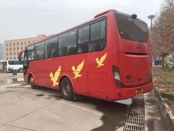 39 Seats 180KW 2013 Year Manual Transmission Yutong Red Used Passenger Bus
