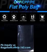 sac latéral clair de joint d'opp/cpp trois pour des haricots, biscuits, biscuits, sac auto-adhésif de cpp de pp poly avec la bande de colle, plast de CPP BOPP