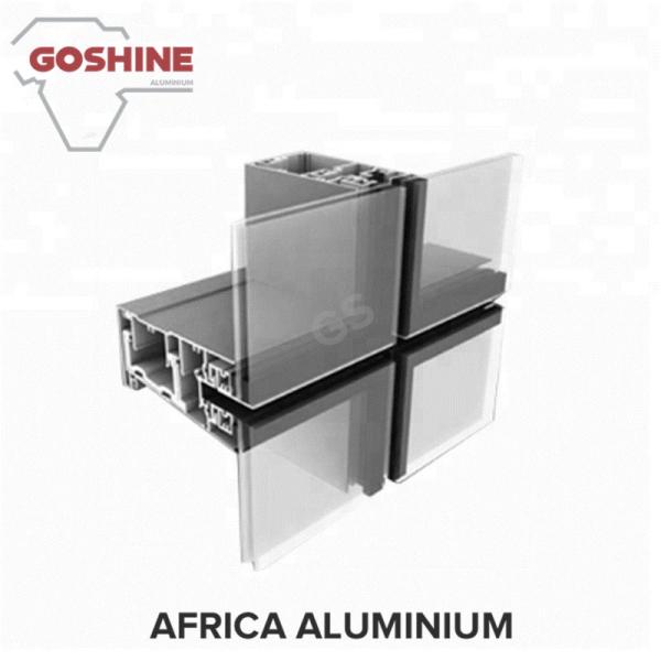Aluminum profile manufacturer curtain walling contractors system profile for Libya