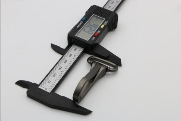 Good plating zinc alloy gunmetal 1 inch snap spring hook for straps