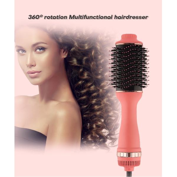 3 в 1 горячей округлой форме шага фена одной гребня волос воздуха не устранимой