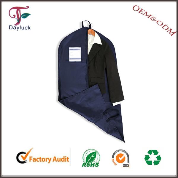 Wholesale Blue in color pvc garment bags/ suit cover for mens