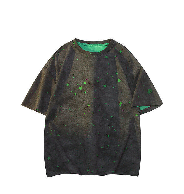 180GSM - 250GSM Basic Crew Neck Tee Cotton Blend Loose Fit T Shirt Summer
