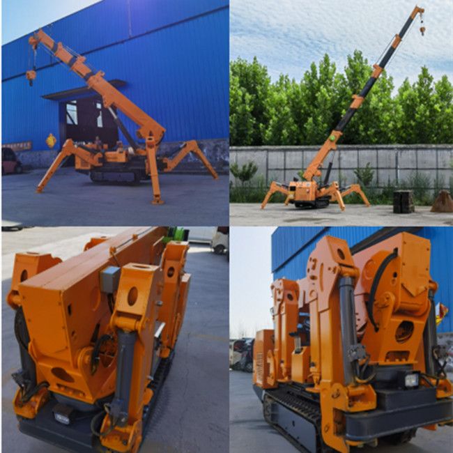 Кран паука двигателя дизеля Yanmar электрический мини емкость нагрузки 3 тонн