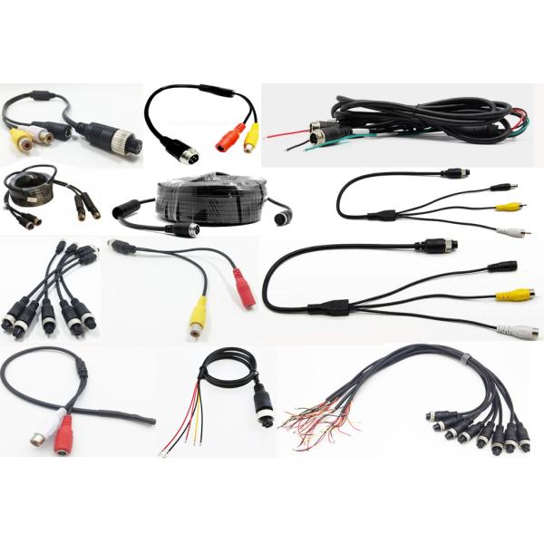 Удлинительный кабель кабеля штепсельной вилки авиации 6PIN мужской женский для камеры IP Dahua Streamax