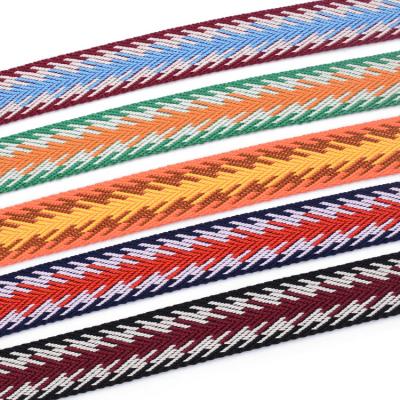 Guarnição grossa da fita do jacquard da seta 3.5cm do teste padrão