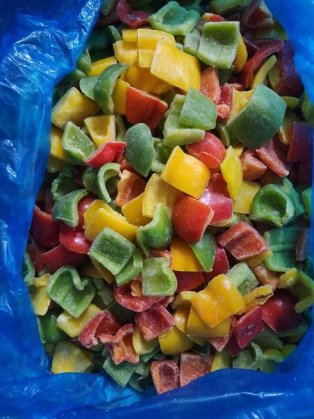 冷凍野菜 IQF 調理用 冷凍 混合 甘い ペッパー ストライプ