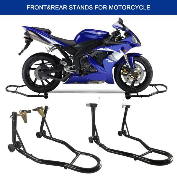 Banco de la elevación de la motocicleta de Front And Rear Paddock Stand 500kgs