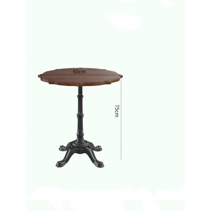 Vintage Style Restaurant Furniture Set Coffee Shop Solid Wood Table and Chairs Coffee Shop Booth Sofa Combination Furniture Set