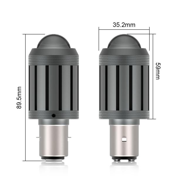 G-View Motorcycle Headlamp Bulb 12-24V/ Led Bulbs Super Bright White Motorbike Head Lamp Scooter Accessories