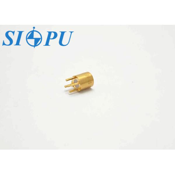SMP Male Limited Detent RF Coaxial Connector – PCB Solder Type