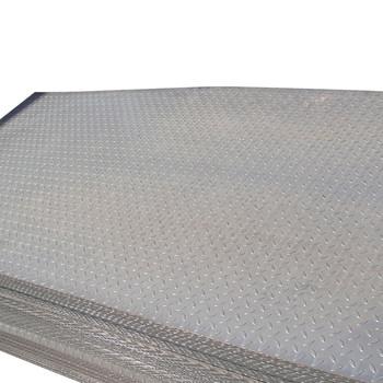 Deslizamento laminado a alta temperatura da placa da folha de Diamond Checkered Embossed Stainless Steel anti