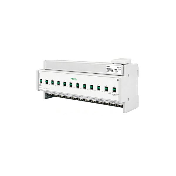MTN648493 Schneider SpaceLogic KNX REG-K 12×230V/16A Switch Actuator with Manual Operation