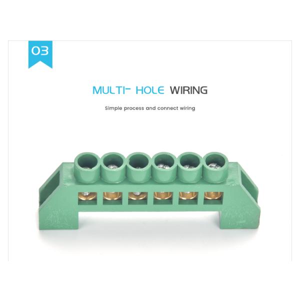 Терминал соединения винта заземляя терминал Blcok шинопровода электрический с держателем