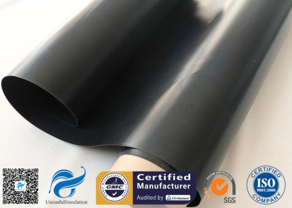 Esteira preta PTFE do cozimento do silicone da vara de FDA 0.2MM do produto comestível não revestida