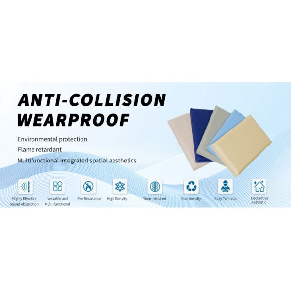 Durable Perforated Leather Wall Padding / Acoustic Foam Panel For Hall