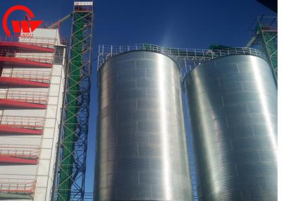 Diâmetro personalizado de aço da cor 8.3m do silo de grão do cereal do material de maioria para o amido