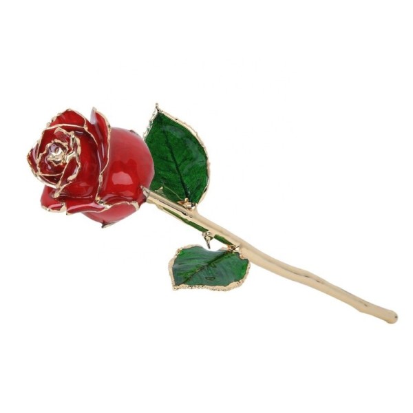24k Gold Rose Artificial Wedding Decoration Festival Gifts Romantic
