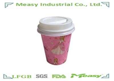 80mm 90mm Disposable Coffee Cup Lids , biodegradable PS paper cup lid for 10oz 12oz 16oz 22oz