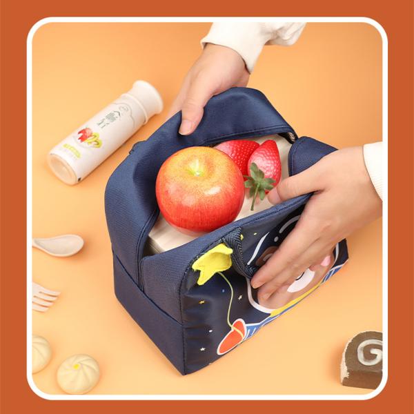 Customized Logo Portable Insulated Thermal Lunch Box for Women Girl Kids Children