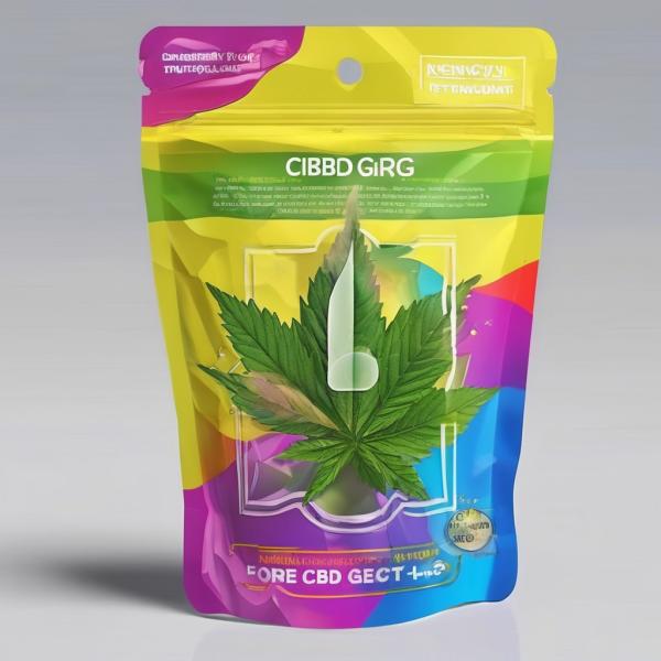 Premium Child Proof Mylar Bags Plastic Standing Package with Odor Control