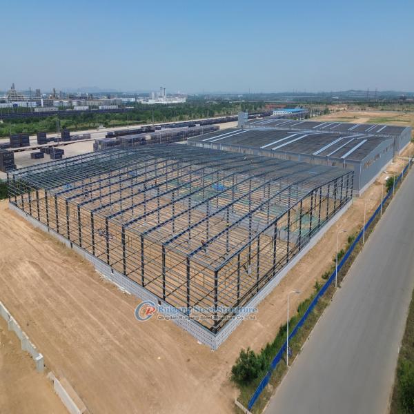 Custom Steel Structure Warehouse with Sliding Doors - 50+ Year Lifespan