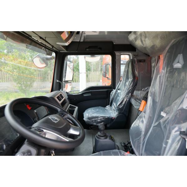 Оранжевый корпус AMT высокий крышный воздушный дефлектор дизель 8 скоростей 250 л.с. 6,8 м Ситрак заборный грузовик